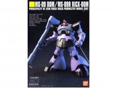 Bandai - HGUC MS-09 Dom / MS-09R Rick-Dom Principality of Zeon Force Mass Productive Mobile Suit, 1/144, 55877