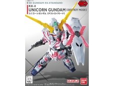 Bandai - SD EX-Standard Unicorn Gundam (Destroy mode), 65619