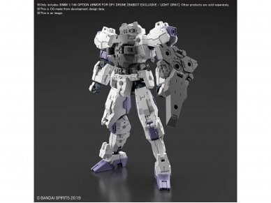 Bandai - 30MM Option Armor for Spy Drone (Rabiot Exclusive / Light Gray), 60752 2 Bandai - 30MM Option Armor for Spy Drone (Rabiot Exclusive / Light Gray), 60752 2