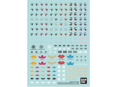 Bandai - 30MS Water Decals Multiuse 1, 63713 1