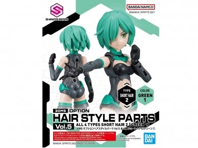 Bandai - 30MS Option Hair Style Parts Vol.5 All 4 Types, 63780 2