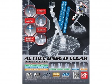 Bandai - Action Base 1 Clear, 57417