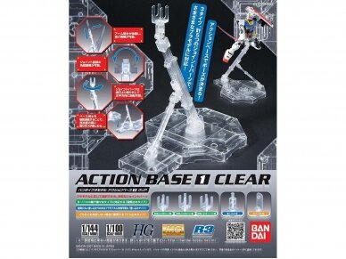 Bandai - Action Bazė 1 Clear, 57417