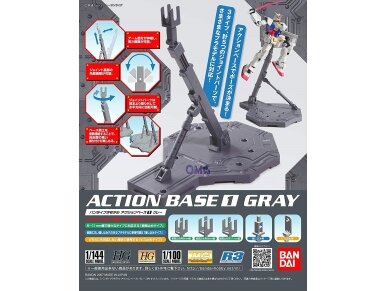 Bandai - Action Bazė 1 Pilka, 59255