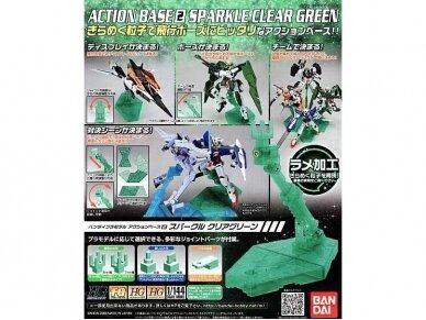 Bandai - ACTION BASE 2 Sparkle clear green, 53708