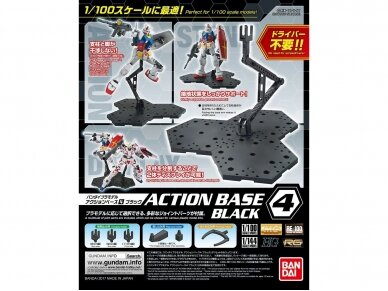 Bandai - Action Base 4 Black, 58815 Bandai - Action Base 4 Black, 58815