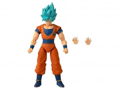 Bandai - DRAGON BALL DRAGON STARS SUPER SAIYAN BLUE GOKU V2, 36780 2