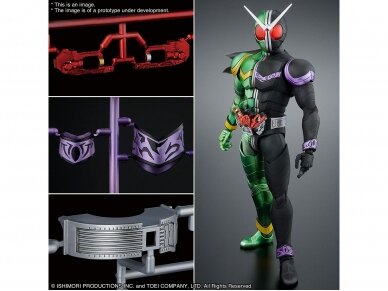 Bandai - Figure Rise Kamen Rider Double Cyclonejoker, 61408 7