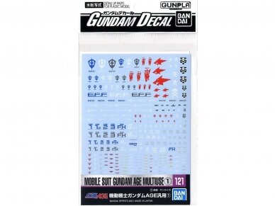 Bandai - Gundam Decal No.121 (HG) Mobile Suit Gundam AGE Series (1), 61985 Bandai - Gundam Decal No.121 (HG) Mobile Suit Gundam AGE Series (1), 61985