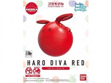 Bandai - Haropla Haro diva red, 60377