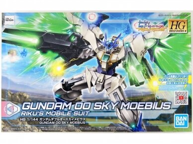 Bandai - HG Build Divers:R Gundam OO Sky Moebius Rize's Mobile Suit, 1/144, 60758