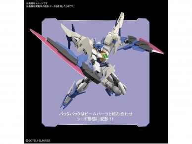 Bandai - HG Build Divers:R Gundam OO Sky Moebius Rize's Mobile Suit, 1/144, 60758 5