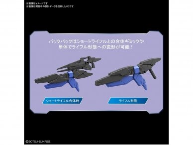 Bandai - HG Build Divers:R Gundam OO Sky Moebius Rize's Mobile Suit, 1/144, 60758 6