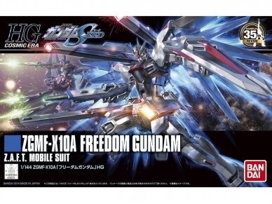 Bandai - HGCE ZGMF-X10A Freedom Gundam Z.A.F.T. Mobile suit, 1/144, 57404
