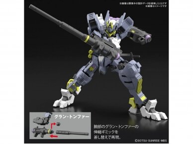 Bandai - HG Gundam Asmoday (Asmodeus) Iron-Blooded Orphans Urdr-Hunt, 1/144, 63383 4