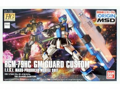 Bandai - HG The Origin MSD RGM-79HC GM Guard Custom, 1/144, 60657