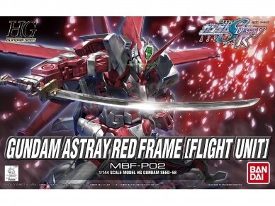Bandai - HGGS Gundam Astray Red Frame [Flight Unit] MBF-P02, 1/144, 55602