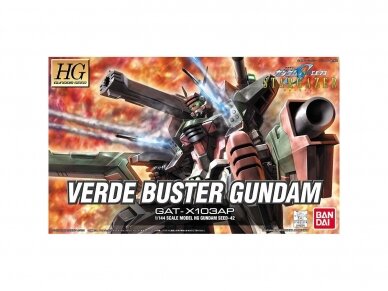 Bandai -HG Gundam Seed Stargazer GAT-X103AP Verde Buster Gundam, 1/144, 60629
