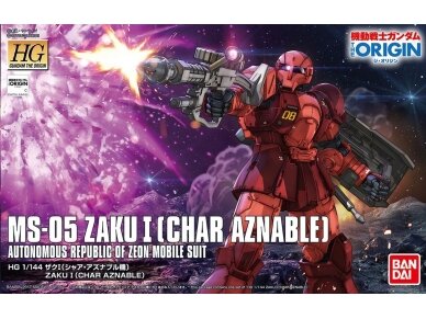 Bandai - HG Zaku I (Char Aznable`s), 1/144, 57737