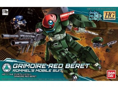 Bandai - HGBD Grimoire Red Beret Rommel's Mobile Suit, 1/144, 66140