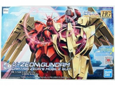 Bandai - HGBD:R Nu-Zeon Gundam, 1/144, 58220
