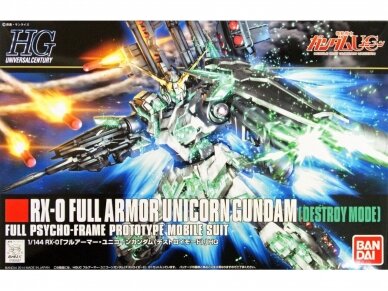 Bandai - HGUC Full Armor Unicorn Gundam (Destroy Mode), 1/144, 58005