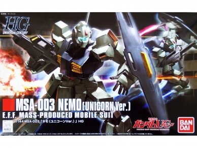 Bandai - HGUC MSA-003 Nemo (Unicorn Ver.), 1/144, 60665