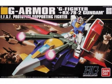 Bandai - HGUC G-ARMOR G-FIGHTER+RX-78-2, 1/144, 60394