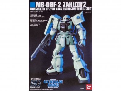 Bandai - HGUC MS-06F-2 Zaku II F2 Principality of Zeon Mass Productive Mobile Suit, 1/144, 57744 1