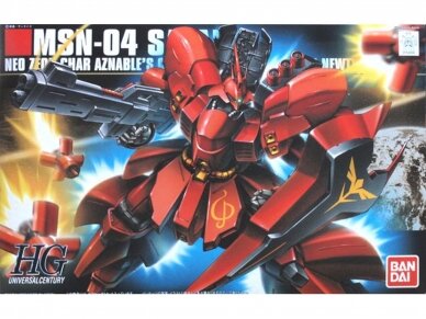 Bandai - HGUC MSN-04 Sazabi, 1/144, 58889 Bandai - HGUC MSN-04 Sazabi, 1/144, 58889
