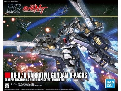 Bandai - HGUC NT RX-9/A Narrative Gundam A-Packs, 1/144, 55365