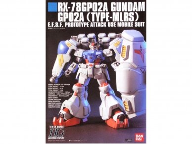 Bandai - HGUC RX-78 GP02A Gundam GP02A MLRS Specification, 1/144, 55730 1