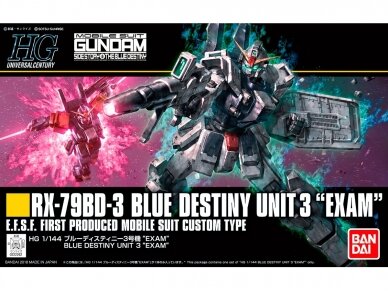 Bandai - HGUC RX-79BD-3 Blue Destiny Unit 3 "Exam", 1/144, 22262