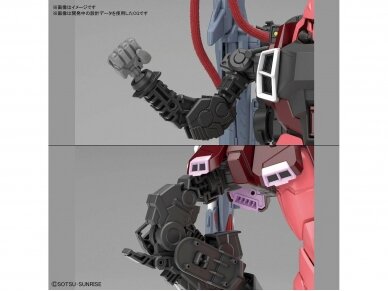 Bandai - MG Gundam Seed Destiny ZGMF-1000/A1 Gunner Zaku Warrior [Lunamaria Hawke Custom] Z.A.F.T. Mobile Suit, 1/100, 58184 7