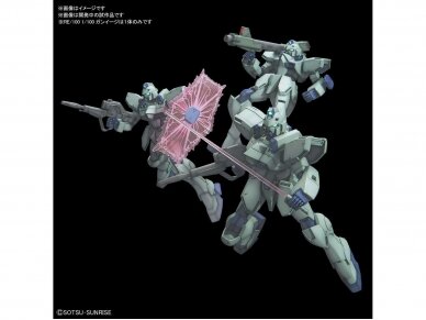 Bandai - RE/100 V Gundam LM111E02 Gun EZ League Militaire Mass Production Type Mobile suit, 1/100, 55587 5