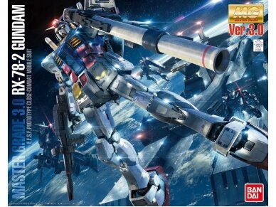 Bandai - MG RX-78-2 Gundam Ver. 3.0 E.F.S.F. Prototype Close-Combat Mobile Suit, 1/100, 61610 Bandai - MG RX-78-2 Gundam Ver. 3.0 E.F.S.F. Prototype Close-Combat Mobile Suit, 1/100, 61610