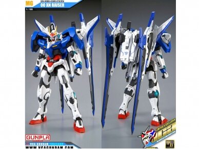 Bandai - MG Gundam 00 GN-0000+GNR-010/XN RAISER, 1/100, 62848 2