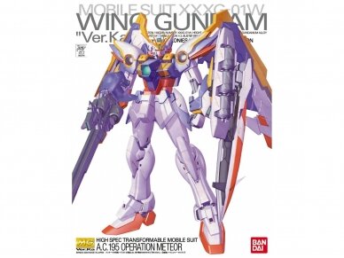 Bandai - MG XXXG-01W Wing Gundam Ver.Ka A.C.195 Operation Meteor, 1/100, 62839 Bandai - MG XXXG-01W Wing Gundam Ver.Ka A.C.195 Operation Meteor, 1/100, 62839