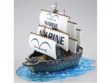 Bandai - One Piece Grand Ship Collection Marine Warship, 55619 3