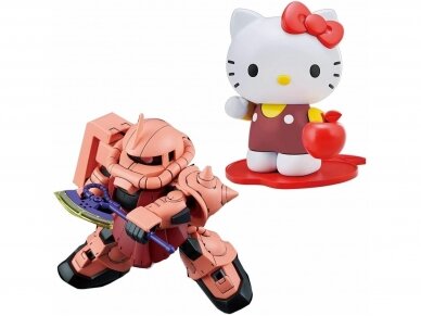 Bandai - SD Gundam Cross Silhouette Hello Kitty / MS-06S Char's Zaku II, 61029 2