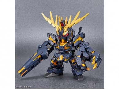 Bandai - SD Gundam Cross Silhouette Unicorn Gundam 02 Banshee (Destroy Mode) & Banshee Norn Parts Set, 62159 1