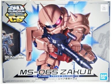 Bandai - SD Gundam Cross Silhouette MS-06S Zaku II, 58862