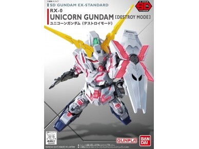 Bandai - SD EX-Standard Unicorn Gundam (Destroy mode), 65619