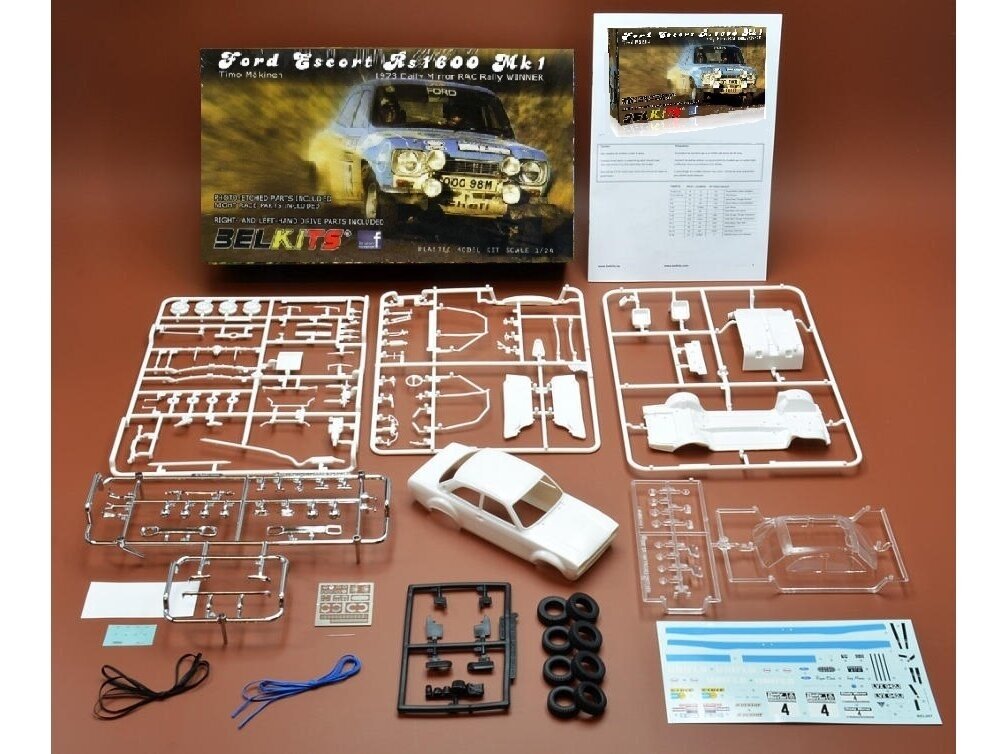 Belkits - FORD Escort MK.I, Mastelis:1/24, BEL006 1 Belkits - FORD Escort MK.I, Mastelis:1/24, BEL006 1
