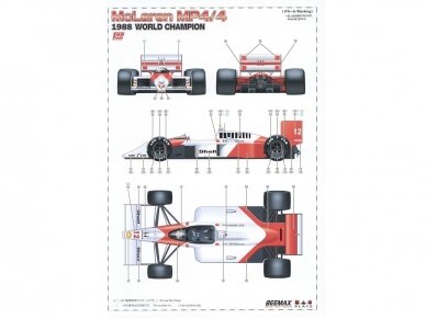Beemax - McLaren MP4/4 1988, 1/12, 12002 27 Beemax - McLaren MP4/4 1988, 1/12, 12002 27