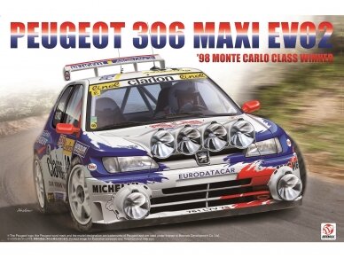 Beemax - Peugeot 306 Maxi EVO2 1998 Monte Carlo Rally Class Winner, 1/24, 24026