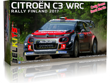 Belkits - Citroën C3 WRC 2017 Rally Finland 2017, 1/24, BEL018