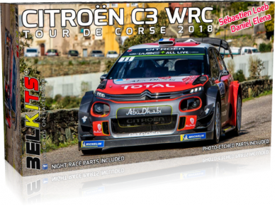 Belkits - Citroën C3 WRC Tour de Corse 2018, 1/24, BEL017