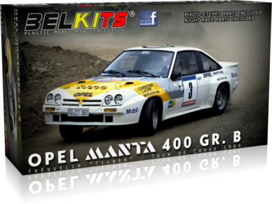 Belkits - Opel Manta 400 [GG-CT 361] "MOBIL", 1/24, BEL008