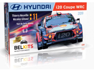 Belkits - Hyundai i20 Coupe WRC Tour de Corse 2019 winner, 1/24, BEL0014